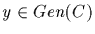 $y\in Gen(C)$