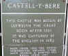 Castle plaque
