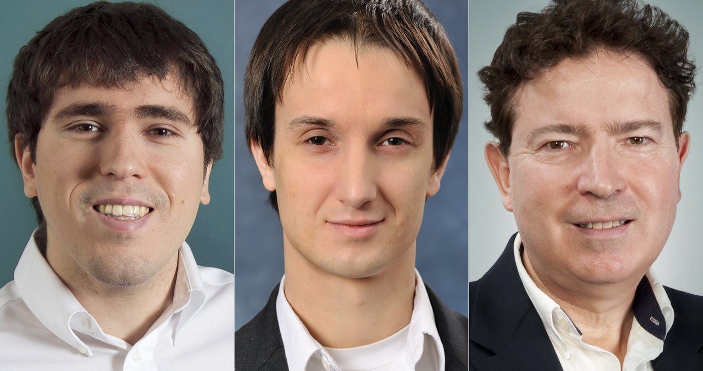 headshots of the three researchers