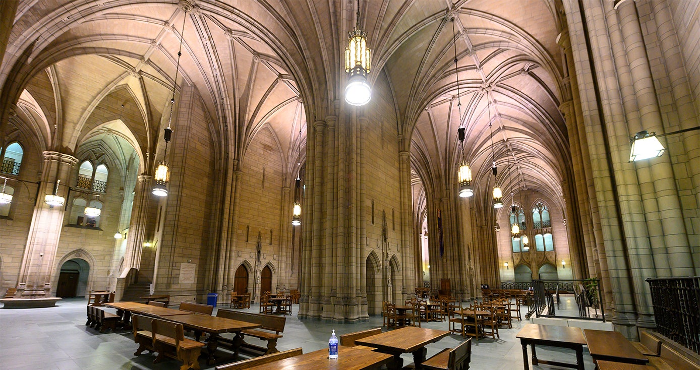 The empty Cathedral of Learning Commons
