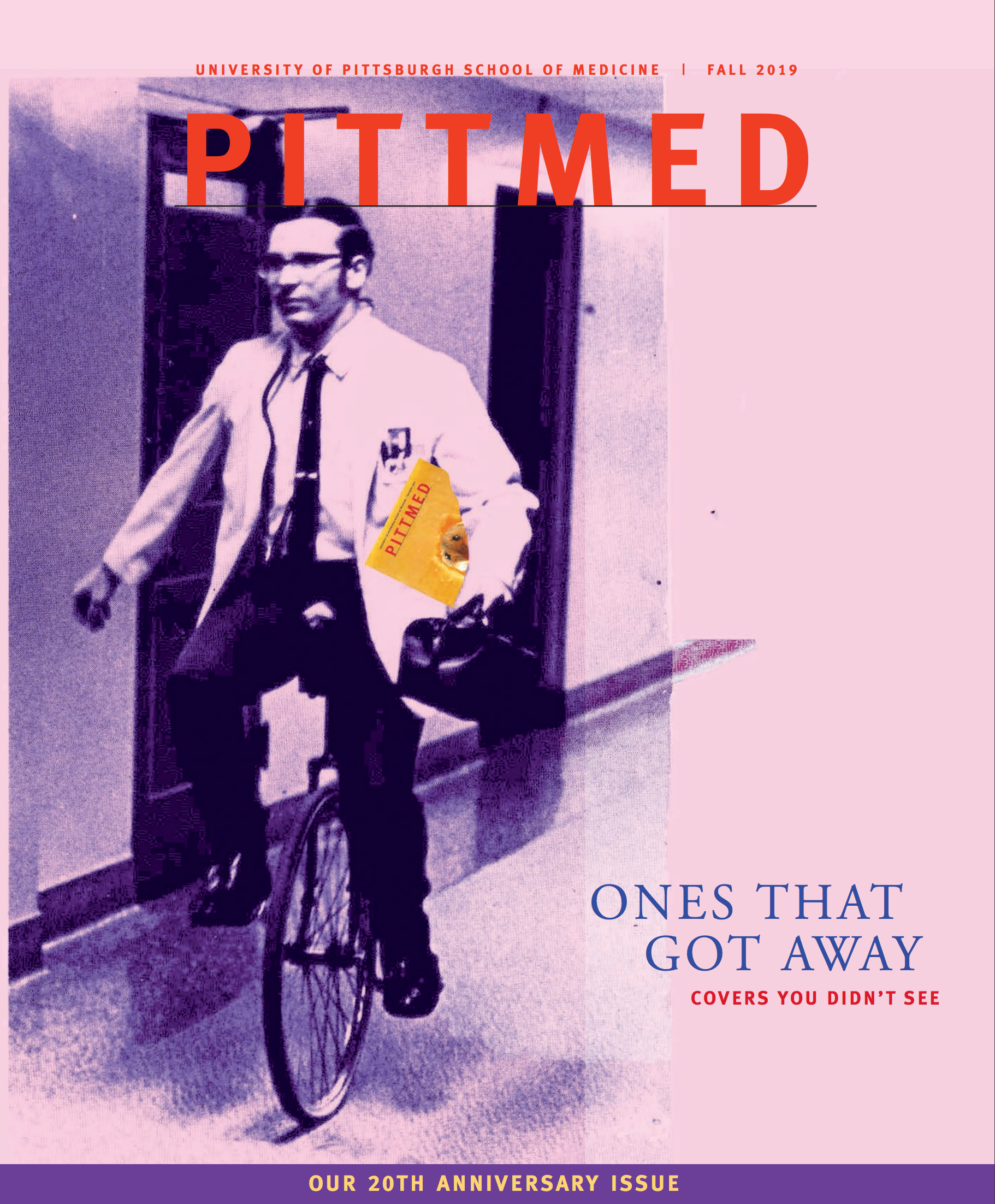 Cover of Pitt Med magazine for fall 2019