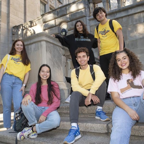 a group of Pitt Latinx students