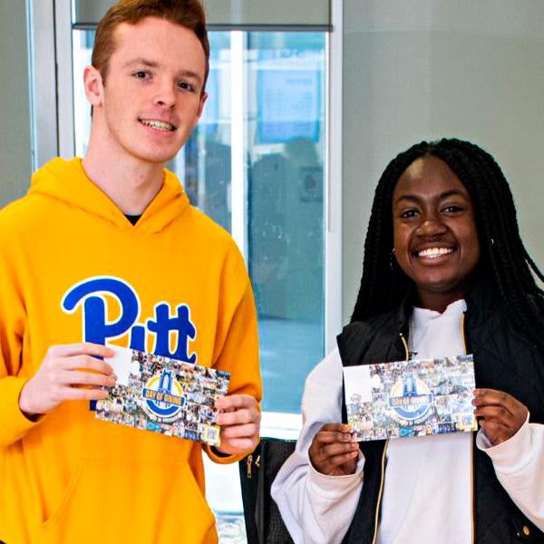 photo of two Pitt students
