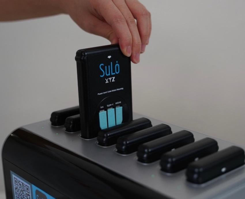 SuLo by XYZ portable charger station 
