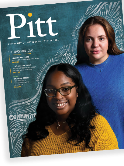 Pitt Magazine Winter 2024 cover