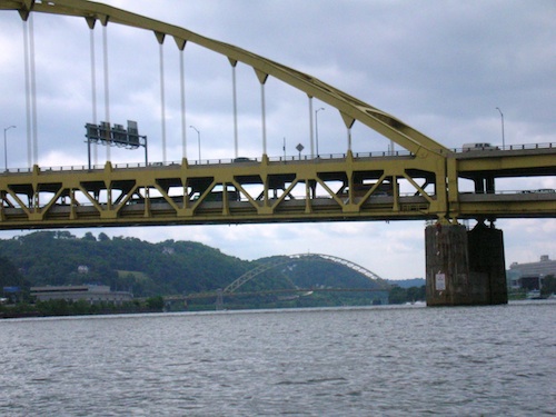 Fort Pitt Bridge and West End Bridge