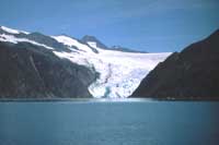 Glacier in College Fiord, Alaska.