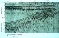 Seismic profile of Birch Lake, Alaska.